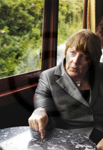 Angela Merkel auf Sommerreise