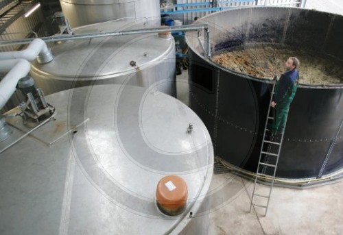 Behaelter einer Biogasanlage