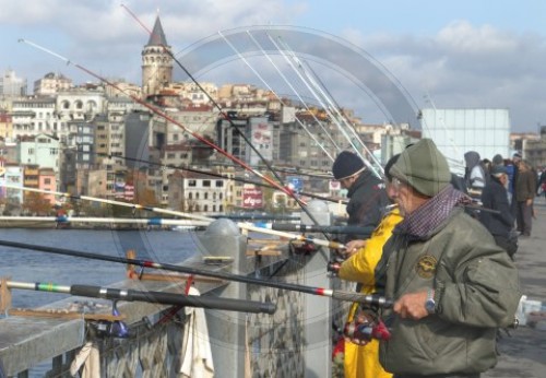 Angler in Istanbul