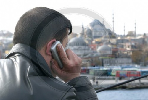 Telefonieren in Istanbul