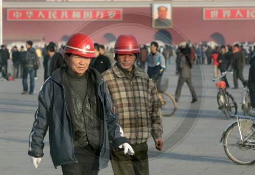 Wanderarbeiterarbeiter in Peking