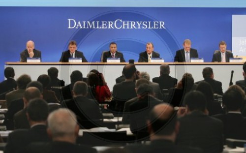 Jahres PK DaimlerChrysler