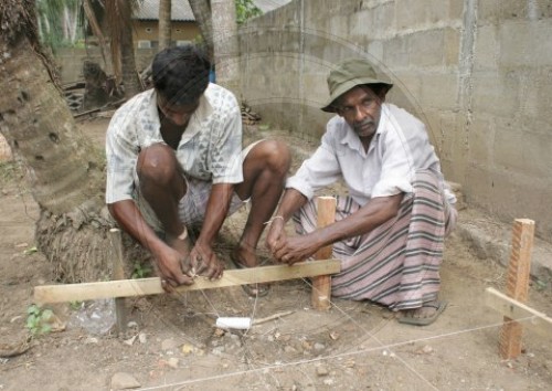 Wiederaufbau nach Tsunami in Sri Lanka