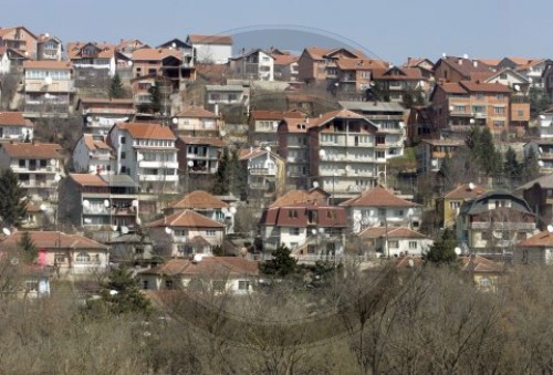 Wohngebiet im Kosovo