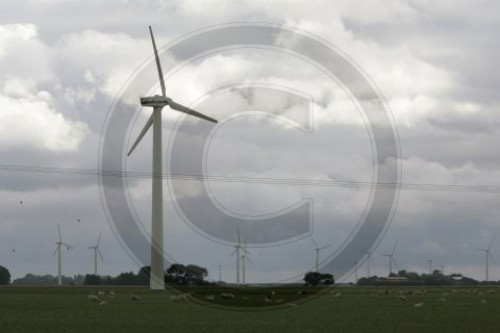 Windkraftanlagen in Nordfriesland