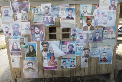 Wahlplakate in Kunduz