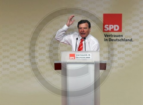 SPD Parteitag Schroeder