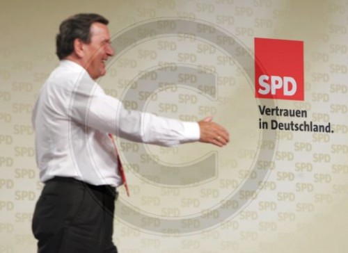 SPD Parteitag Schroeder