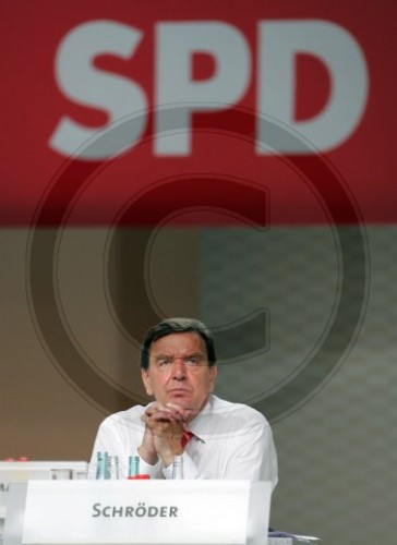 SPD Parteitag Schroeder