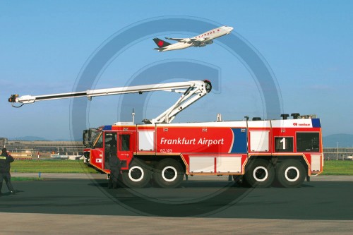 Feuerwehr am Flughafen