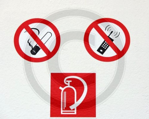 Rauch- und Handyverbot