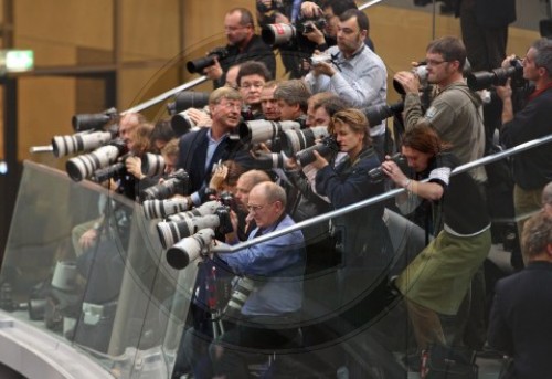 Fotografen im Bundestag