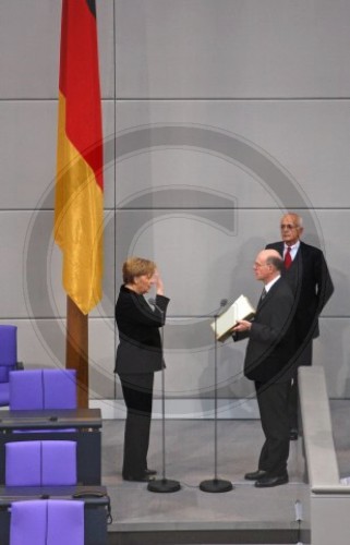 Vereidigung Merkel