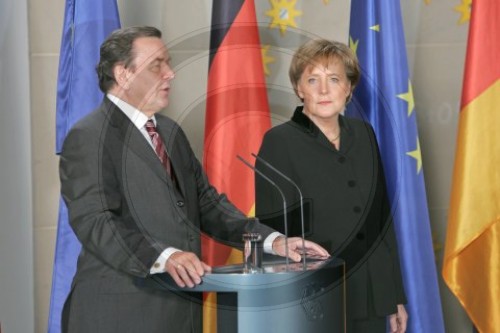 Gerhardt SCHROEDER und Angels MERKEL