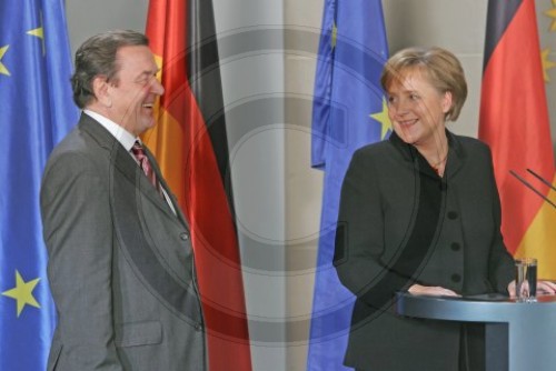 Gerhardt SCHROEDER und Angels MERKEL