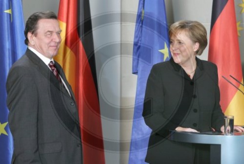 Gerhardt SCHROEDER und Angels MERKEL