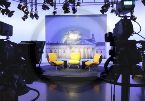 TV Studio im Bundestag