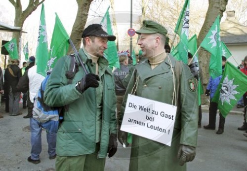 Demo der Gewerkschaft der Polizei