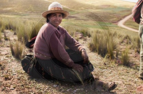Bäuerin in Bolivien
Soforthilfeprogr