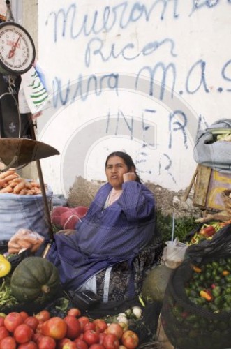 Markt in La Paz, Bolivien