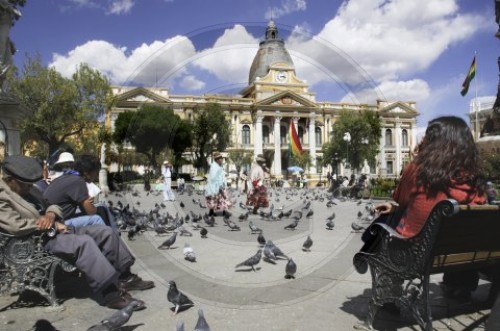 Plaza Murillo, La Paz, Bolivien