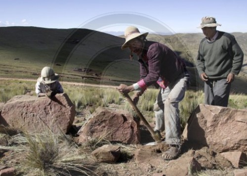 Bauern in Bolivien
Soforthilfeprogr