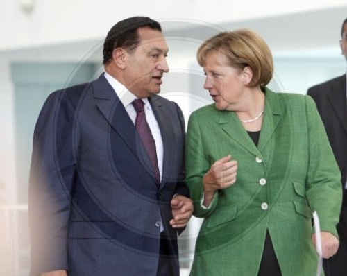 MUBARAK, MERKEL