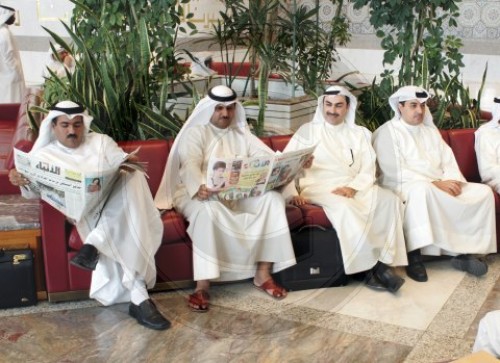 Kuwaiter im Seif Palast