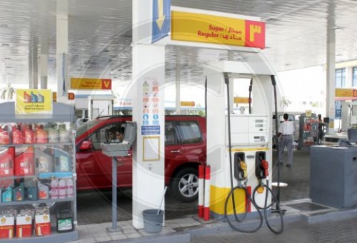Tankstelle in Maskat in Oman