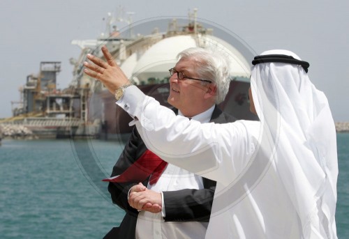Steinmeier besucht Gasanlage in Katar