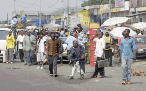 Strassenszene Kinshasa
