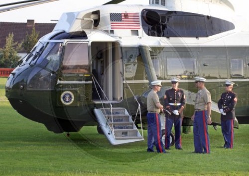 Hubschrauber Marine One von US-Praesident BUSH