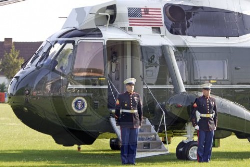 Hubschrauber Marine One von US-Praesident BUSH