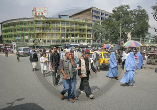 Strassenszene in Kabul