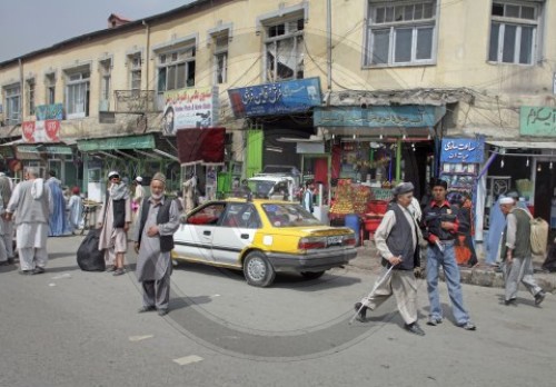 Strassenszene in Kabul