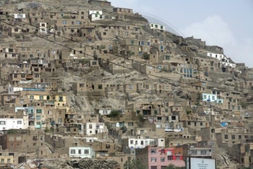 Wohnhaeuser in Kabul