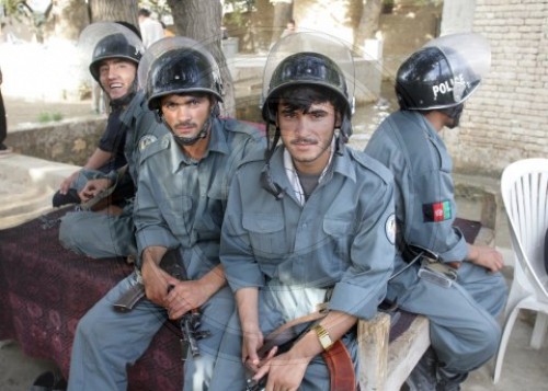 Afghanische Polizisten in Kunduz