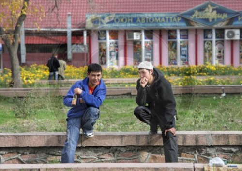 Strassenszene in Bischkek