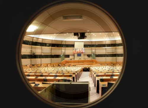 Plenarsaal im Europaparlament