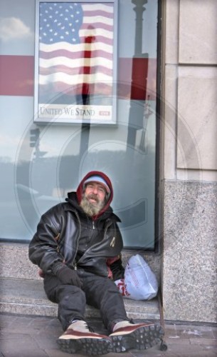 Obdachloser in Washington