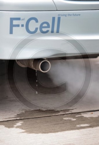 Auspuff Brennstoffzellen-Auto