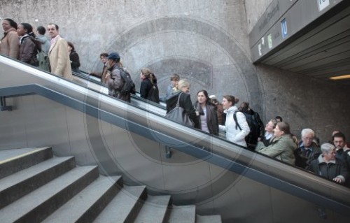 Rolltreppe in Muenchen