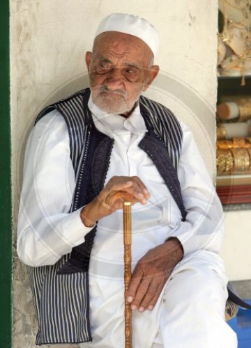 Alter Mann in Tripolis
