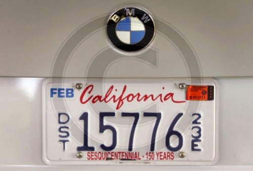 Autokennzeichen von Kalifornien