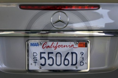 Autokennzeichen von Kalifornien