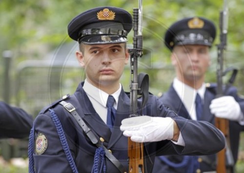 Ehrenformation der kroatischen Armee