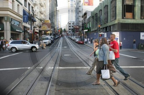 Strassenszene in San Francisco