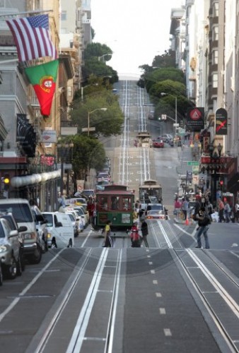 Strassenszene in San Francisco
