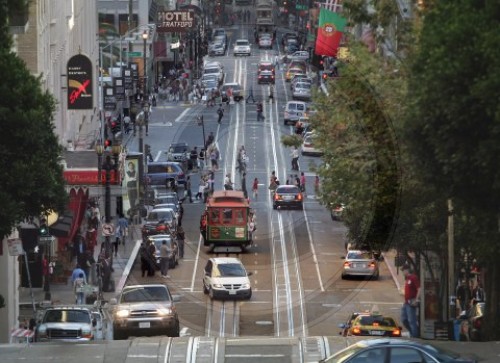 Strassenszene in San Francisco