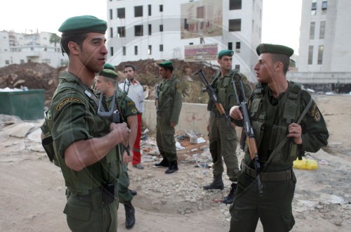Soldaten in Ramallah